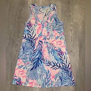 Lilly Pulitzer Amina Dress, Kaleidoscope Coral